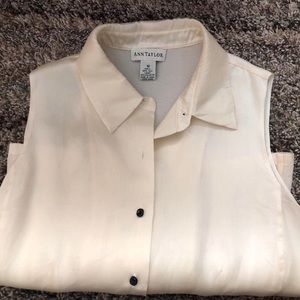 ANN TAYLOR VEST BLOUSE TOP